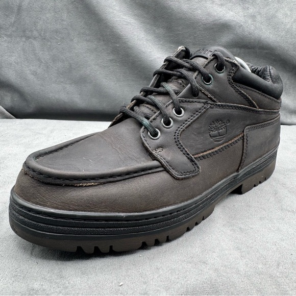 Timberland Heritage Mid Lace GORE-TEX Boots Men’s Size 9.5 Black Hiking - Picture 5 of 15